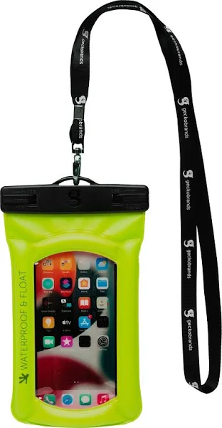 geckobrands Float Phone Dry Bag - Waterproof & Floating Phone Pouch – Fits Most iPhone and Samsung Galaxy Models