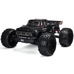 Arrma 1/8 NOTORIOUS 6S V5 4WD BLX Stunt Truck with Spektrum Firma RTR, Black