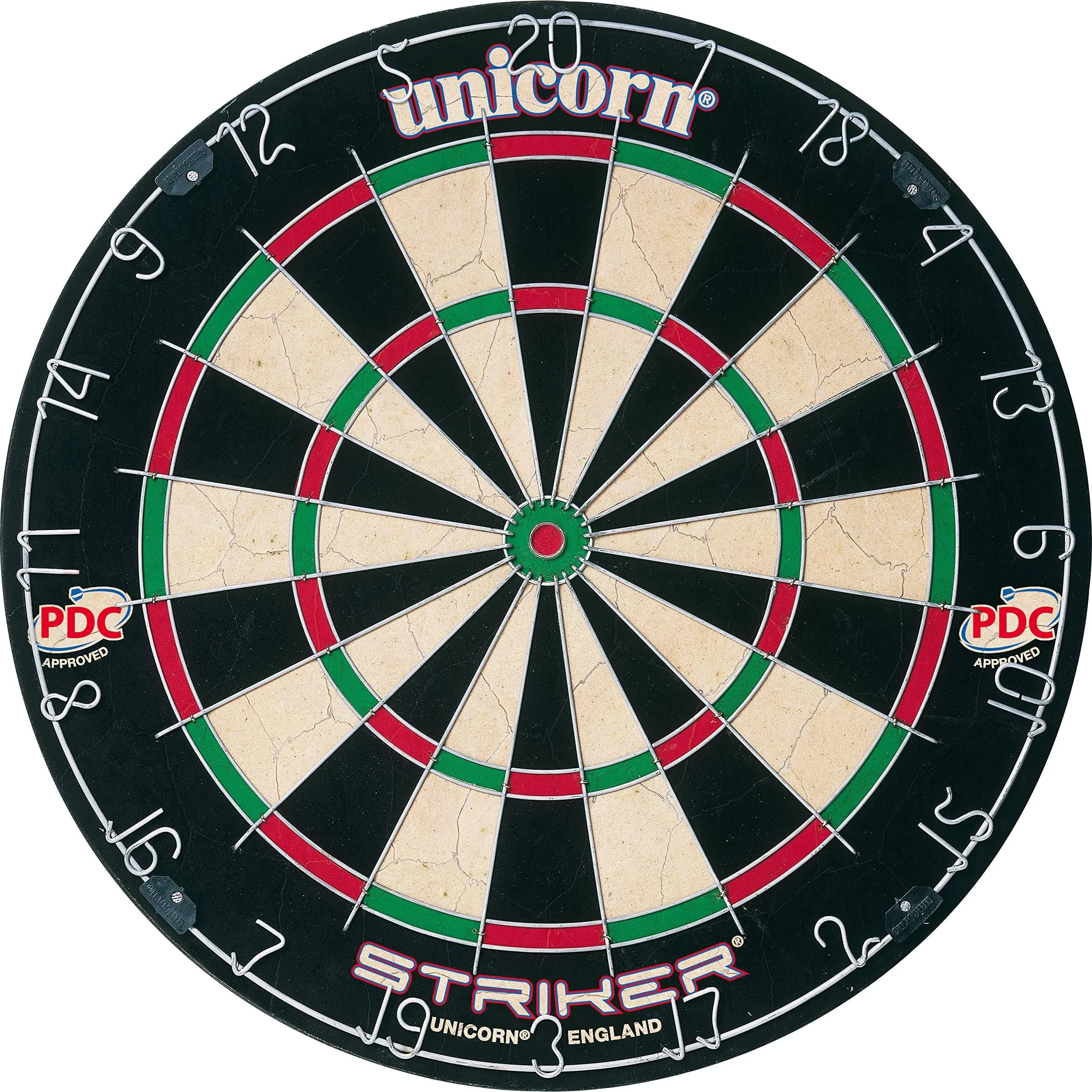 Unicorn Striker Tournament size, Competition-Quality Bristle Dartboard with ...