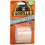 Gorilla 2 in. x 4 ft. Tough Mounting Tape, Clear