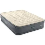 Intex PremAire II Fiber-Tech Air Mattress with Built-In Pump, Queen (Used)