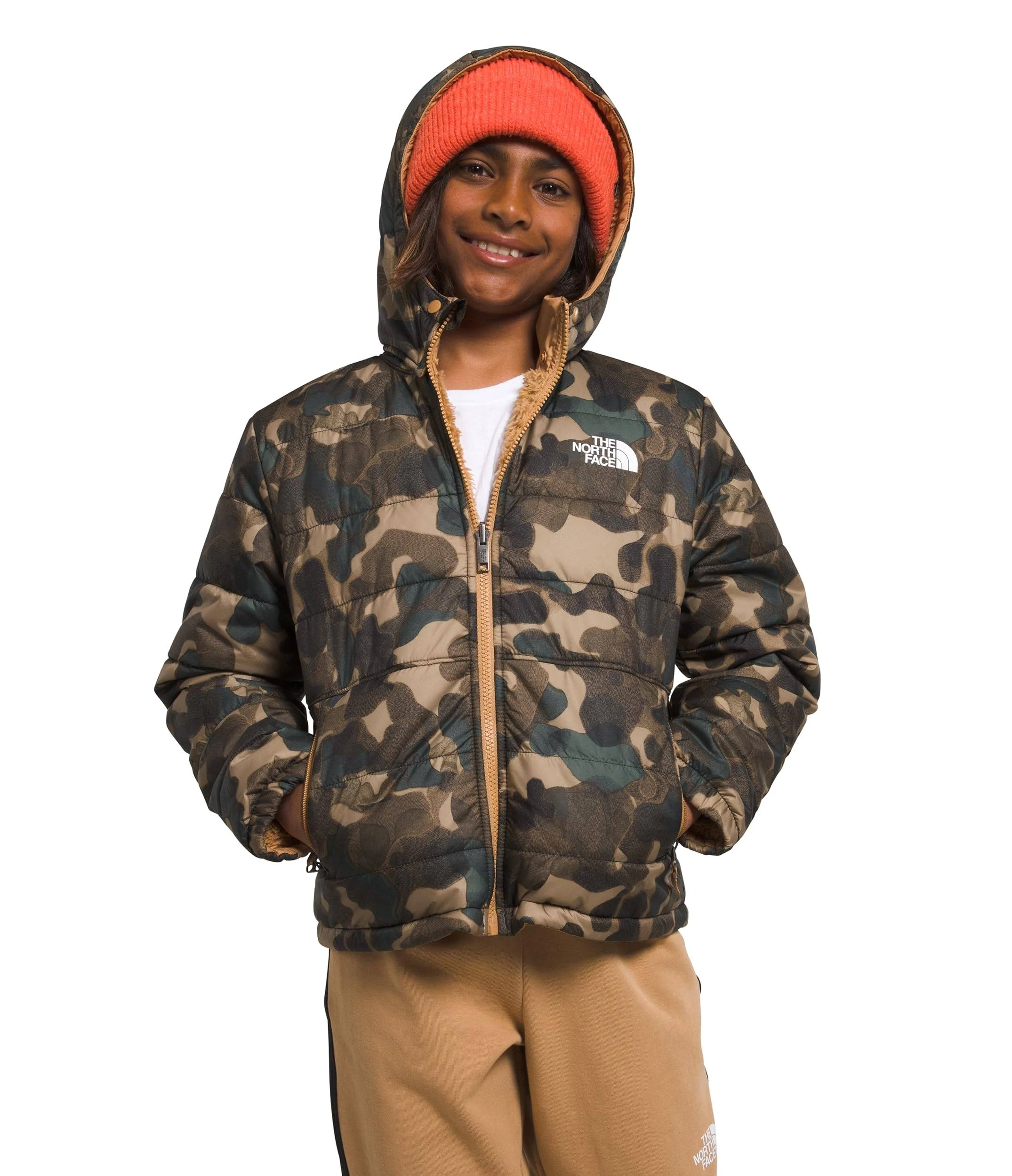 The North Face Kids' Reversible Mt Chimbo Full Zip Hooded Jacket