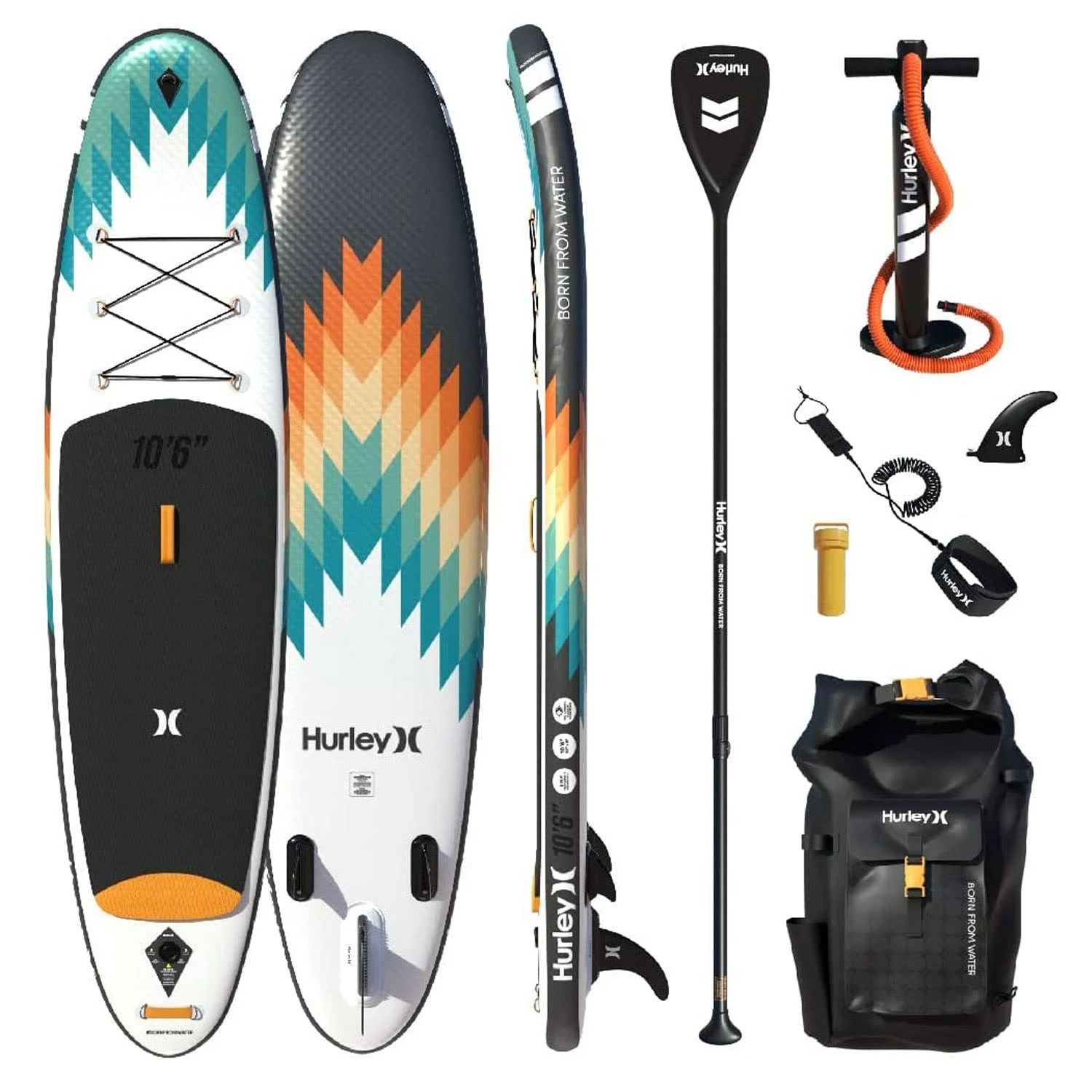 Hurley Advantage 10\'6" Inflatable Stand Up Paddle Board - Outsider