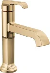 Delta 588SH-CZ-PR-DST Lumicoat Champagne Bronze Tetra Single Handle Bathroom Faucet