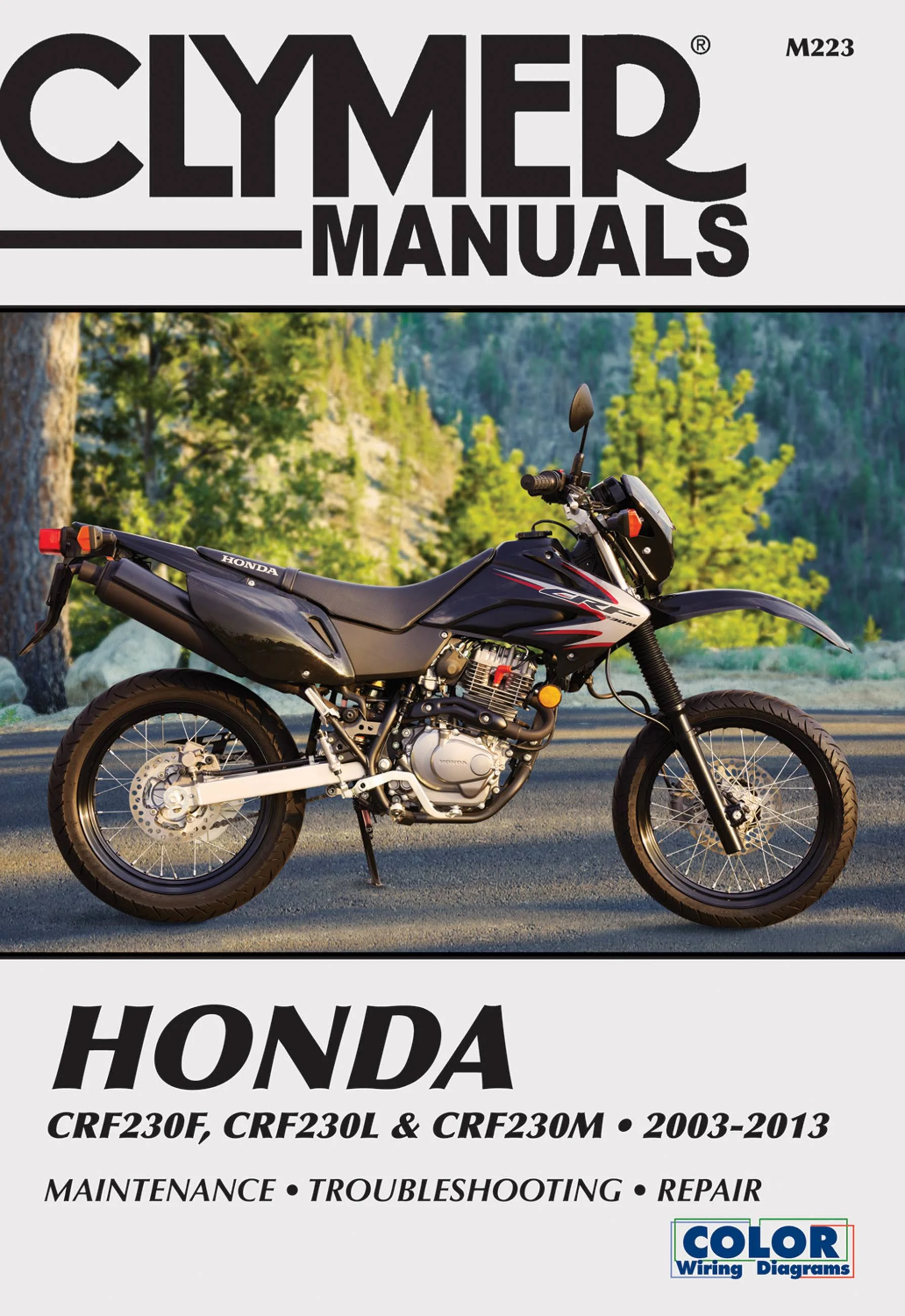 Honda CRF230F (2003-2013), CRF230L & CRF230M (2008-2009) Motorcycle Service Repair Manual Online Manual