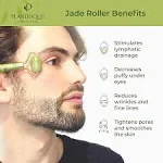 Plantifique Jade Roller for Face and Gua Sha Facial Tools - Includes Real Jade ...