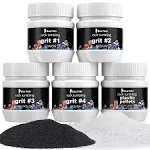 Rock Tumbler Refill Grit Media Kit, Stone Polisher (3.5 Pounds Polishing Grits + Poly Plastic Pellets), Compatible with Any Brand Tumbler