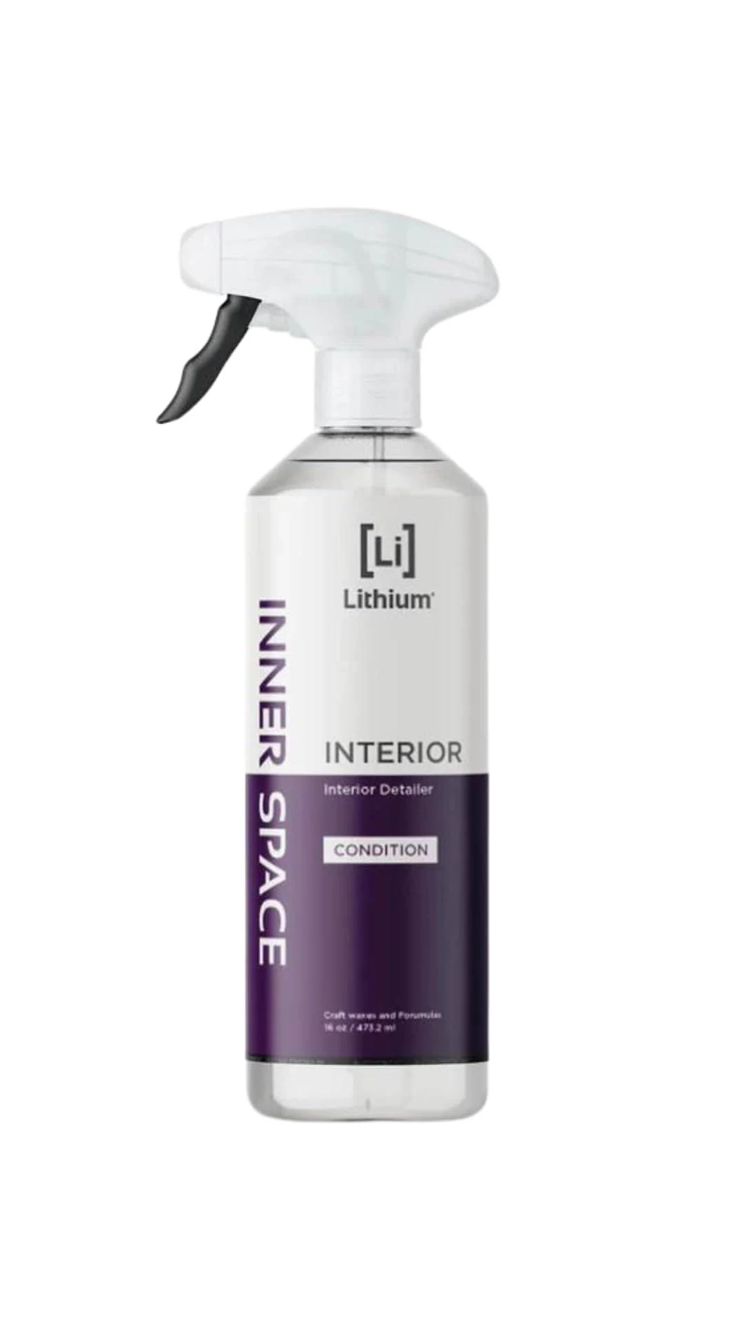 Lithium Inner Space Interior Cleaner - Revives and Protects, Natural Look, UV Shield - 16oz