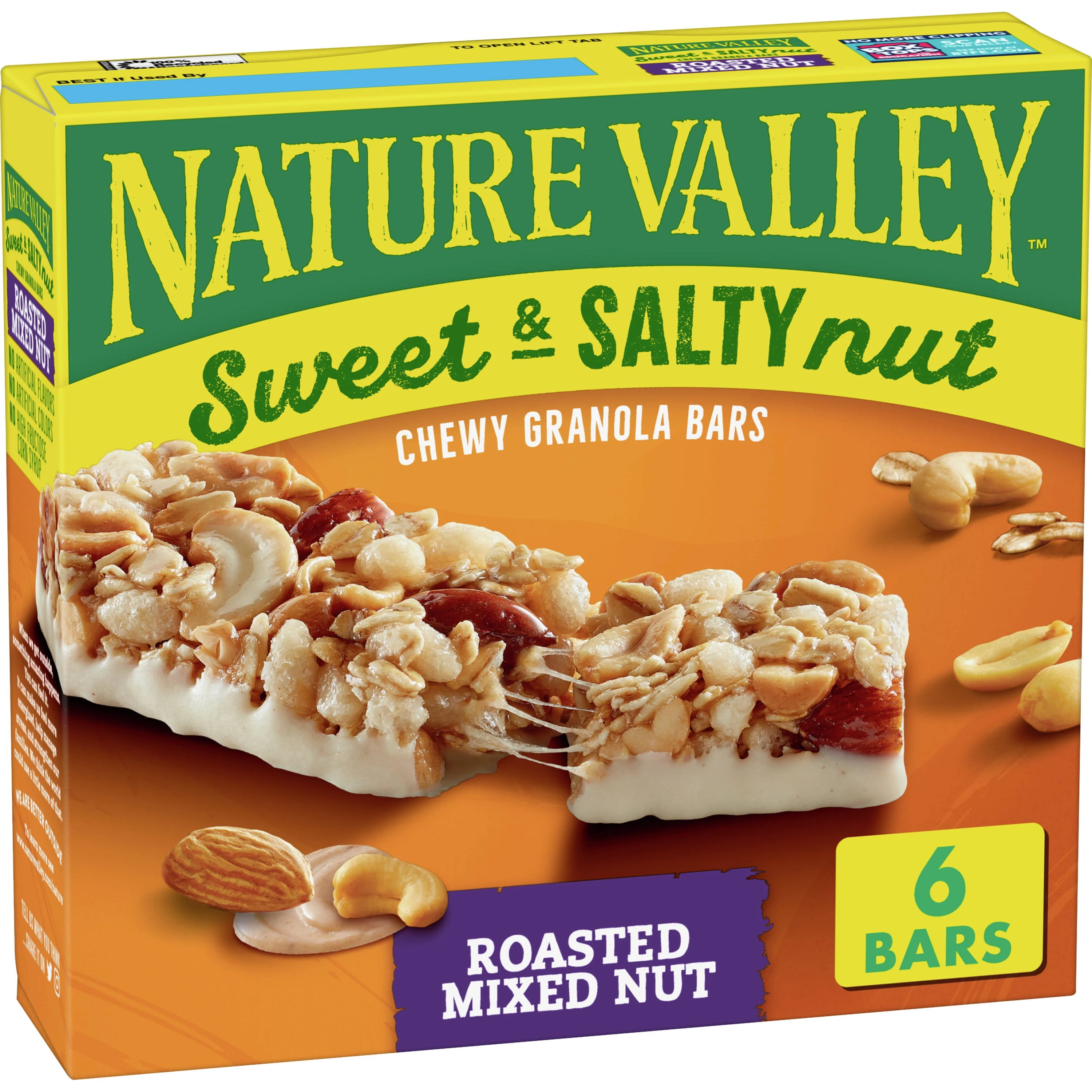 Nature Valley Sweet & Salty Nut Cashew Granola Bars 7.4 oz (Pack of 12)