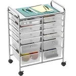 Simple Houseware 12-Drawers Rolling Storage Cart, Multicolor