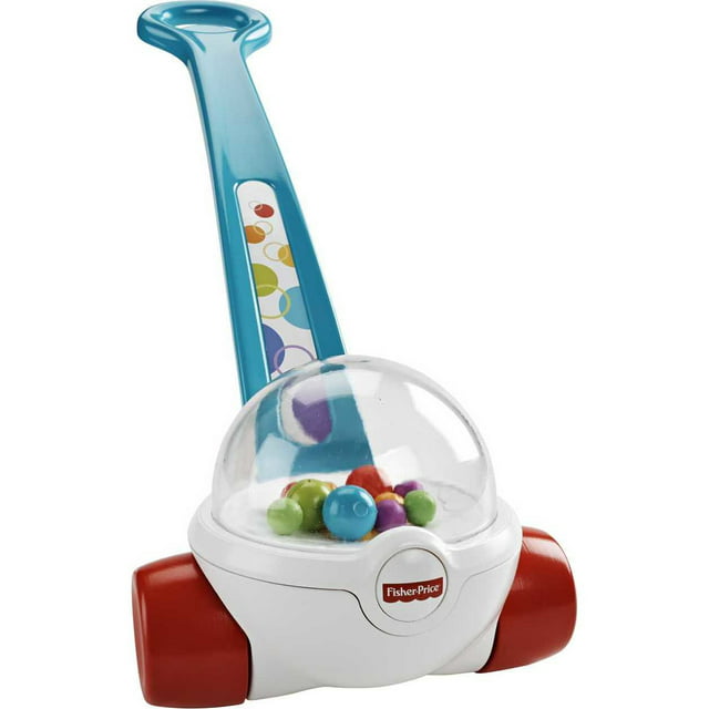 Fisher-Price Classic Corn Popper Walk & Push Toy, Blue