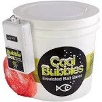 Marine Metal CB-211 Cool Bubbles Insulated, Aerated Live Bait Container with Bubble Box Pump & Dip Net (8 qt)