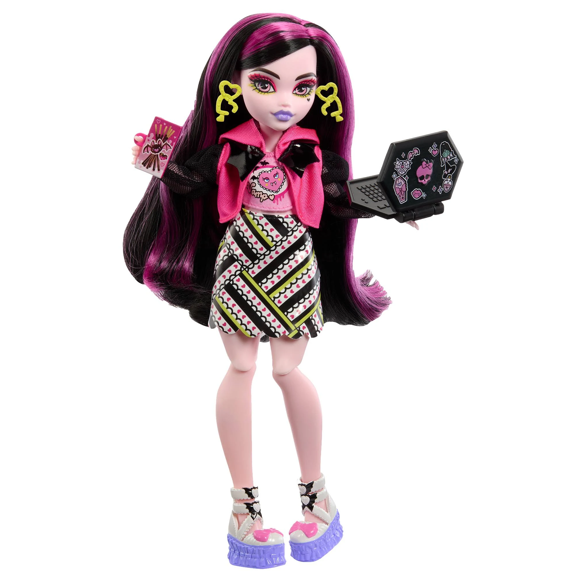 Monster High Doll, Draculaura, Skulltimate Secrets - Neon Frights