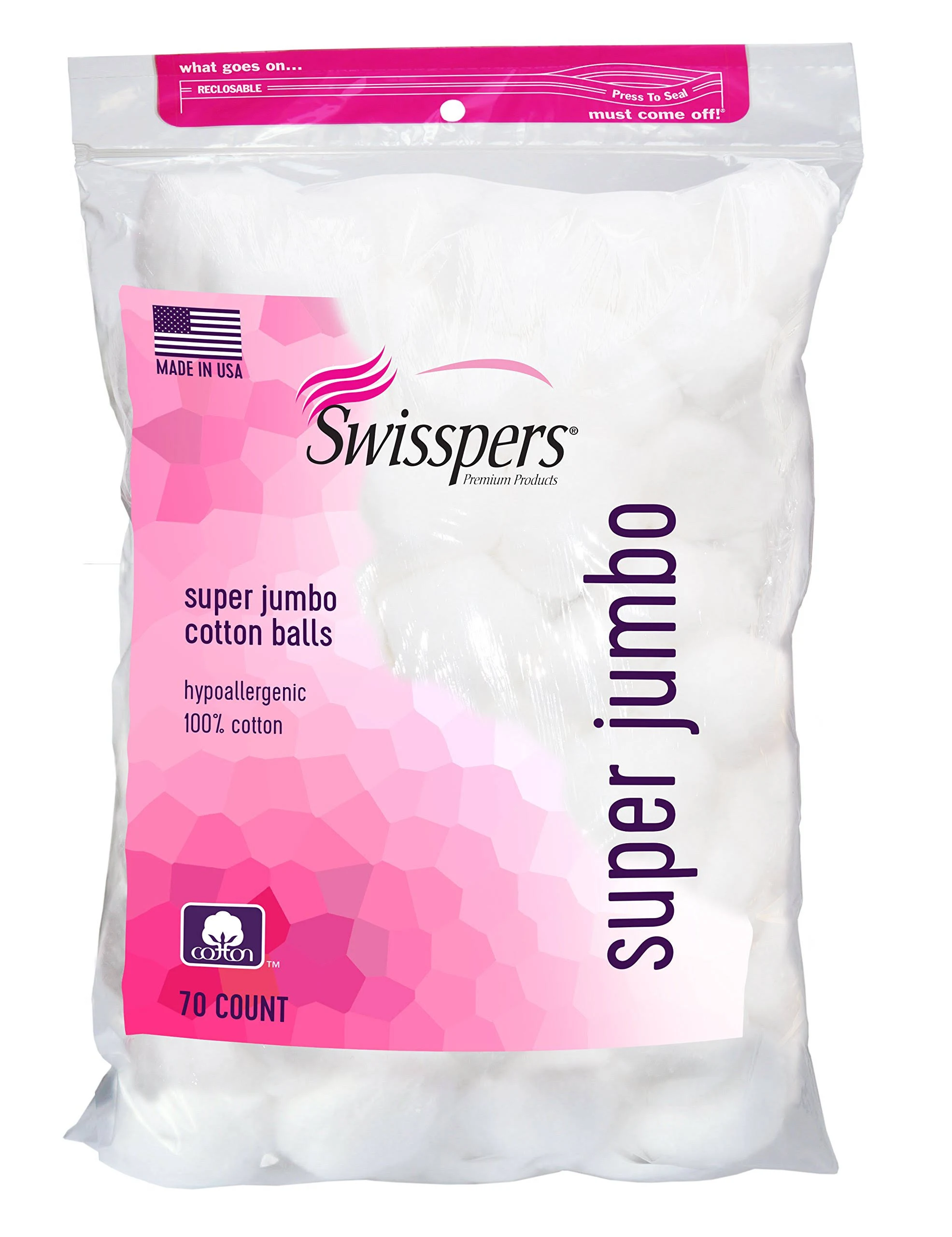 Swisspers Cotton Balls Jumbo Plus