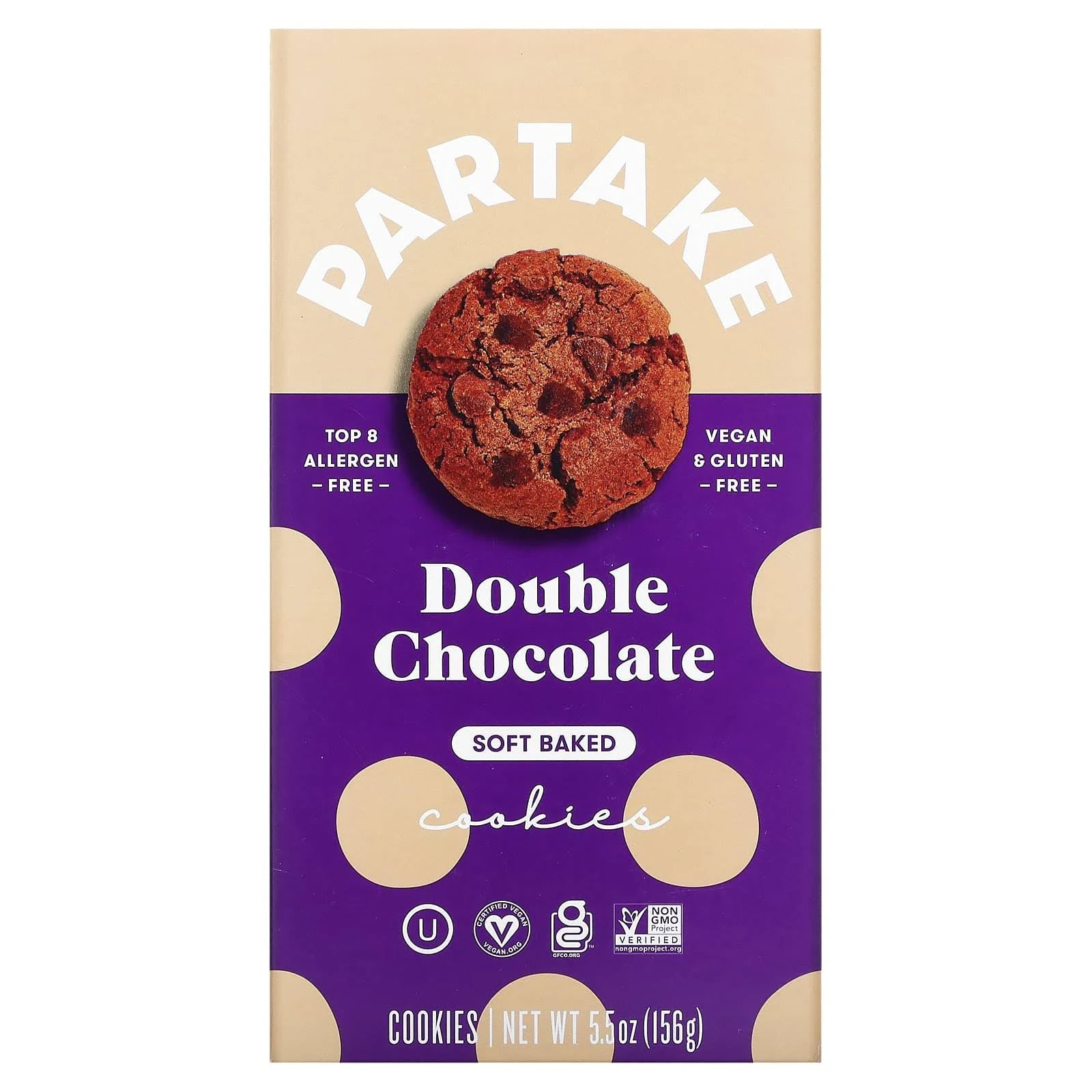 Partake Double Chocolate Brownie Soft Cookies