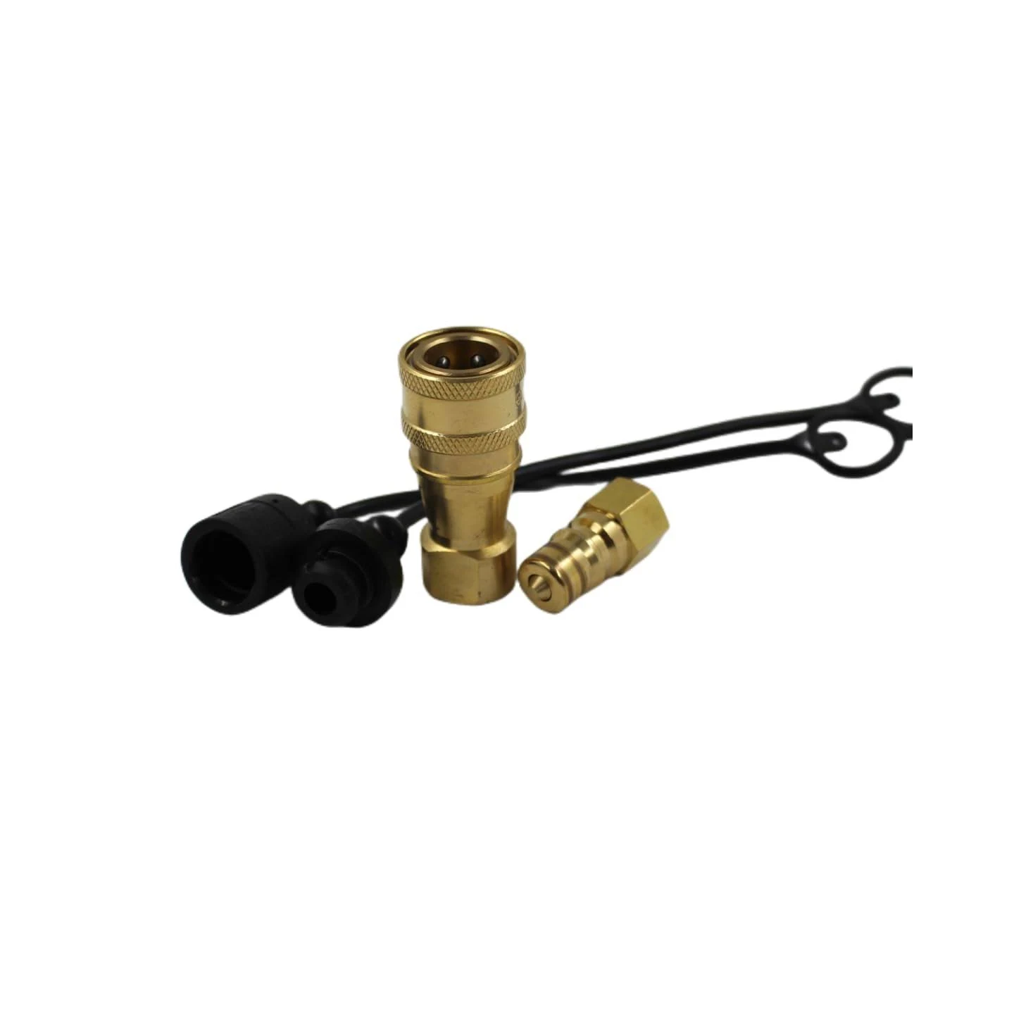 LX-KZD 1/4’’ NPT ISO7241-B Brass Valve With FKM Seal Quick Disconnect Hydraulic Couples And For Carpet Cleaning Wand Truck Mount