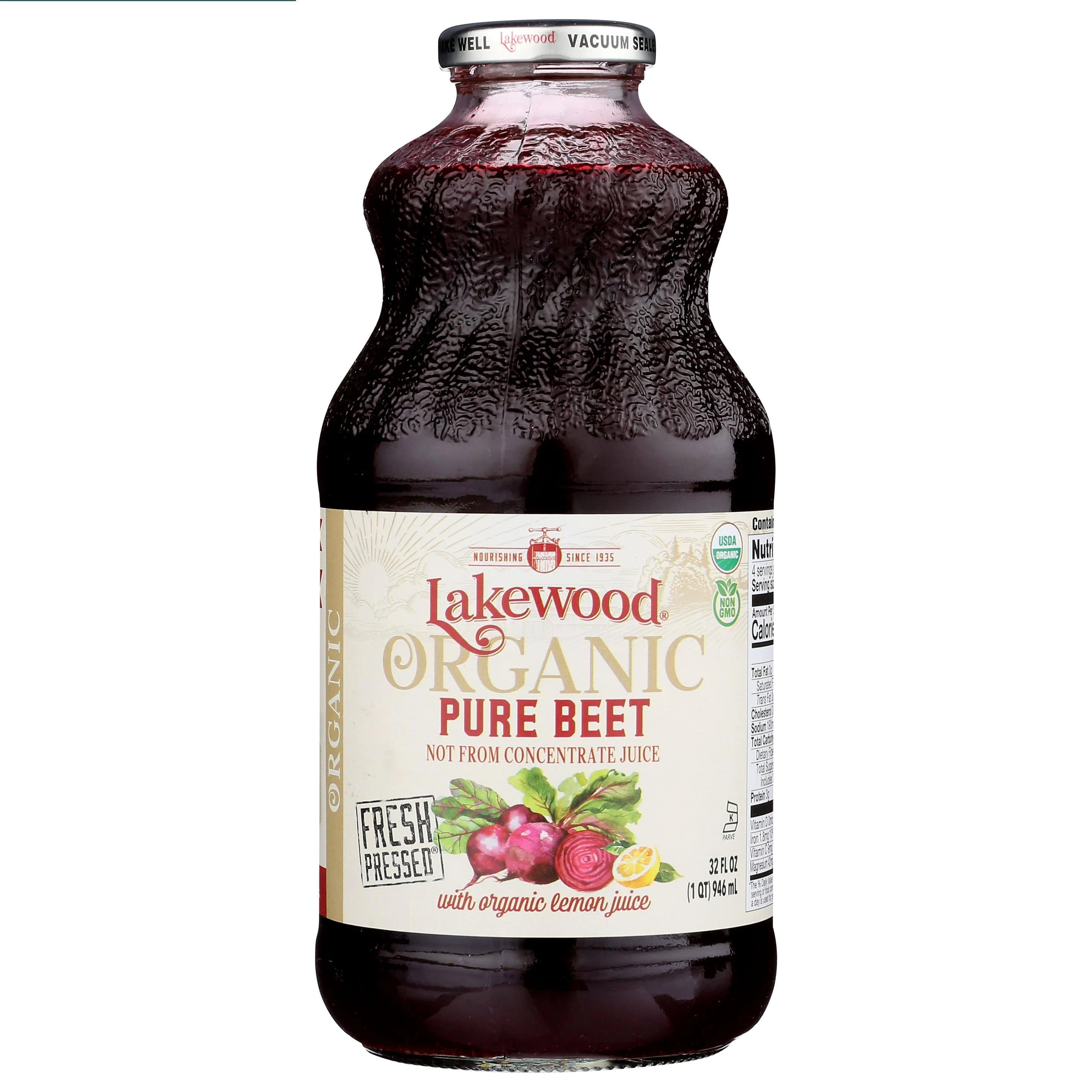 Lakewood Organic Beet Juice, 32 Oz