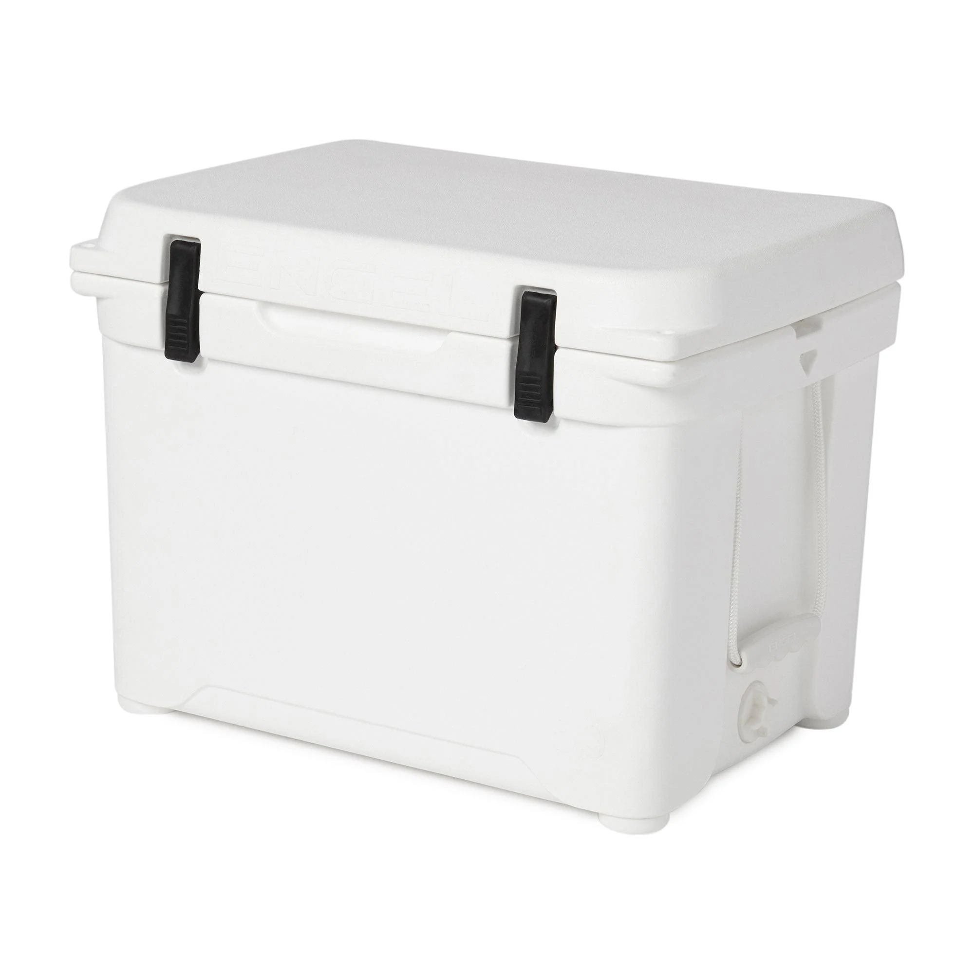 Engel ENG50 48 Quart 60 Can High Seamless Performance Rotationally Molded Plastic Ice Cooler for Camping, Hunting, and Fishing, White