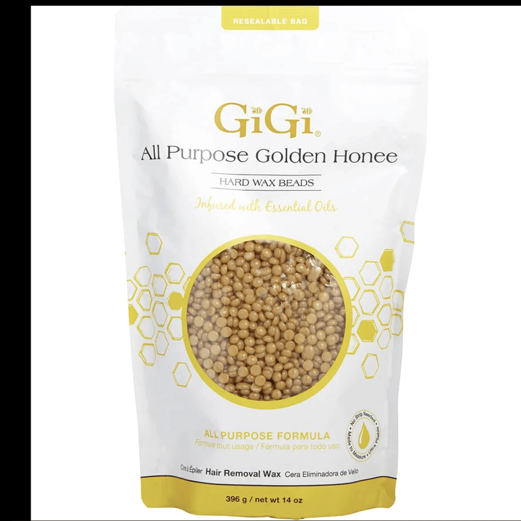 Gigi All Purpose Golden Honee Hard Wax Beads