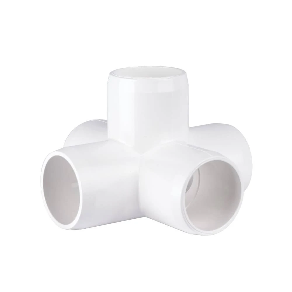 5 Way x 3/4 Inch Furniture Grade PVC Fitting 15 Pack