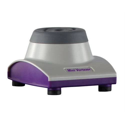 Heathrow Scientific 120567 Mini Vortex Mixer, Grey/Purple, 4500 RPM