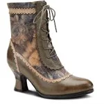 L'Artiste by Spring Step Women's Bewitch Floral Granny Boot