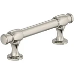 Amerock Winsome 3-3/4" Center-to-Center Satin Nickel Cabinet Pull