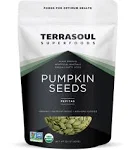 Terrasoul Superfoods Organic Pumpkin Seeds 2 lbs - Premium Quality Fresh Raw Unsalted