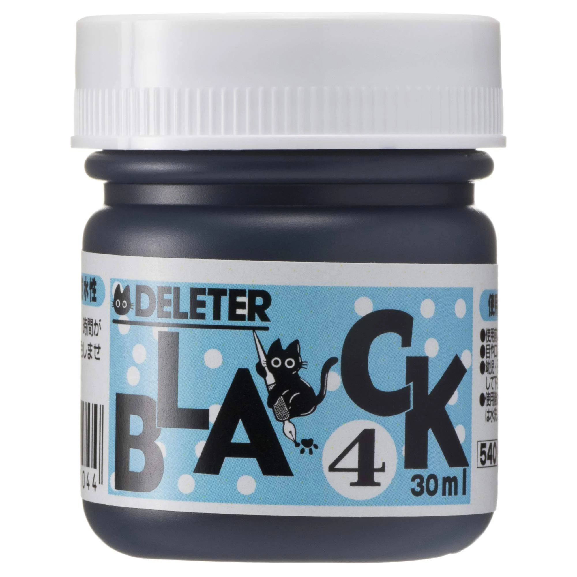 DELETER Manga Comic Ink BLACK4 30mL Waterproof JAPAN