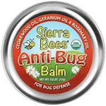 Anti-Bug Balm, Cedarwood, Geranium &amp; Rosemary Oil, 0.6 oz (17 g)