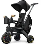 Doona Liki Trike S5 - Premium Foldable Trike for Toddlers, Tricycle Stroller, Push and Fold Tricycle for Ages 10 Months to 3 Years, Nitro Black