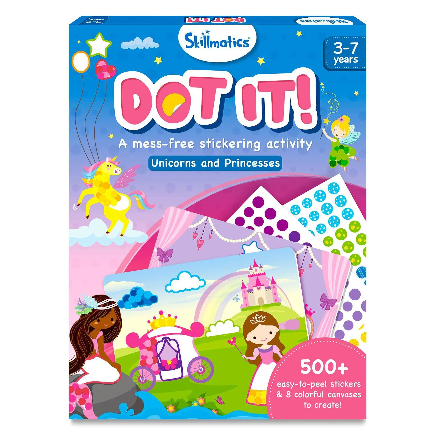 Skillmatics Art Activity - Dot It Unicorns &amp; Princesses, No Mess Multicolor 