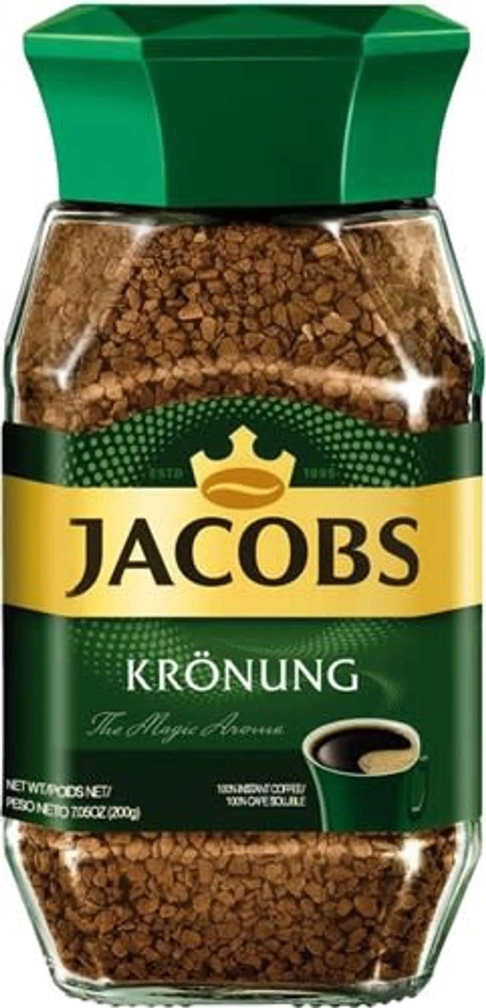 JACOBS KRONUNG Instant Coffee Jar 200g / 7.1oz