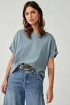 Free People Nina Tee - Blue Mirage S