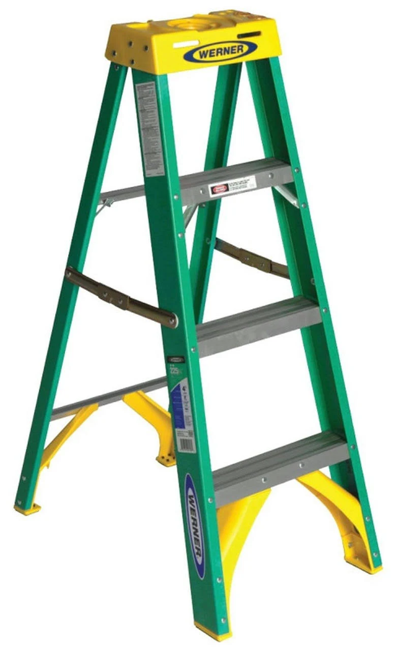 Werner 4 ft. Type II Fiberglass Step Ladder - 5904