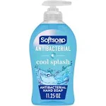 Softsoap Antibacterial Hand Soap Cool Splash 1125 oz Pump Bottle 6/Carton