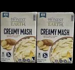 Honest Earth Creamy Mashed Potatoes, 2 Boxes - 16 Pouches (8 Servings Each)