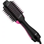 Hair Dryer Brush, 4 in 1 Styling Tools Blow Dryer with Ceramic Oval Barrel and Styler Volumizer, Hot Air Hair Straightener Brush for All Hair Types