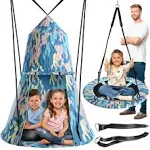 ActiveAllStarz Hanging Tent Saucer Swing