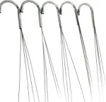 Supreme 5 Pack 24 4 Strong Wire Steel Hook Hanger