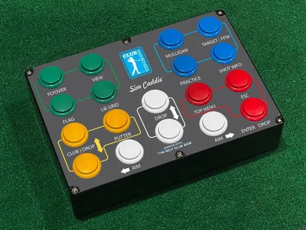 Club Keyboard The Golf Club 2019 Golf Simulator Control Box - Control Your ...