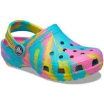 Crocs Kids Classic Marbled Tie Dye Clog