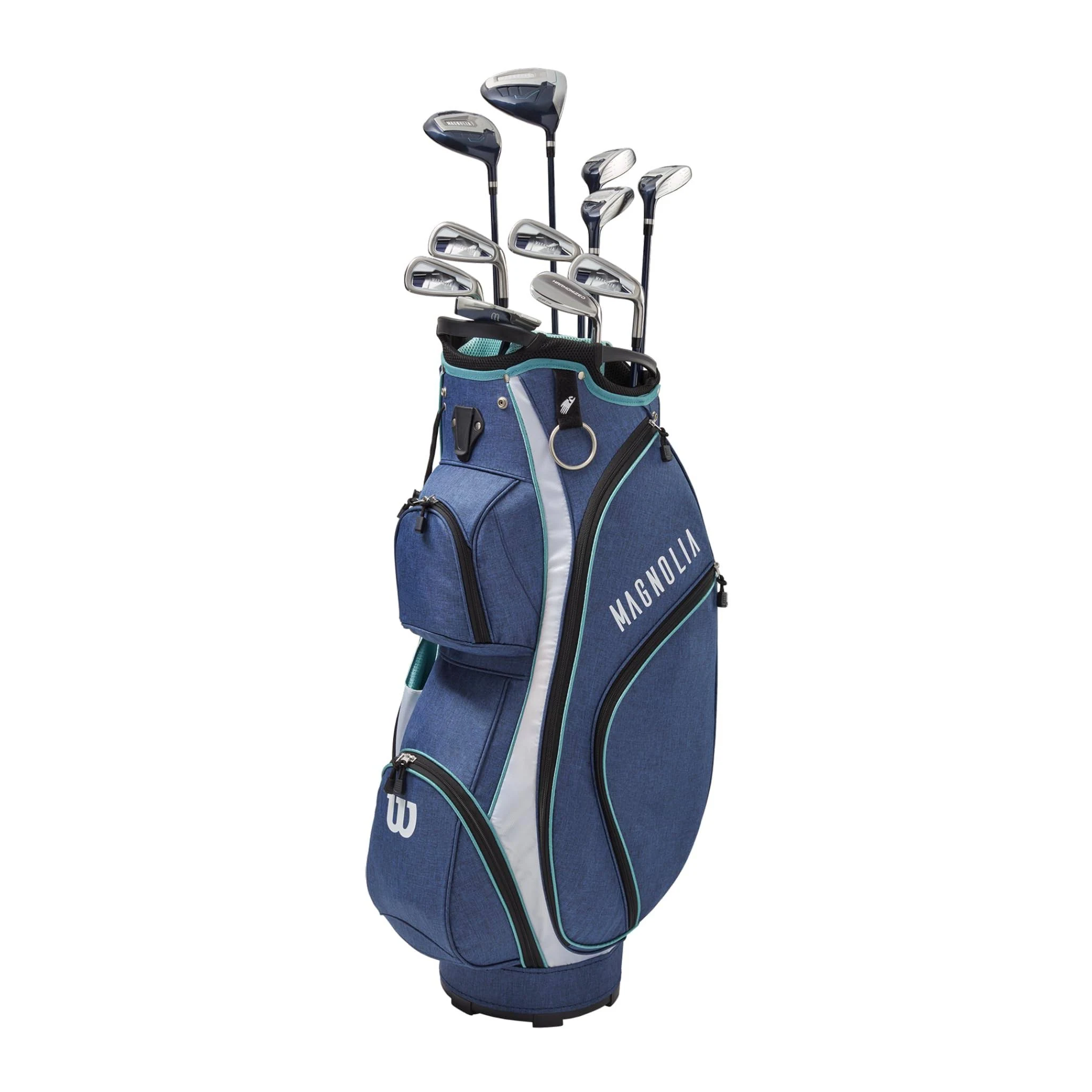 Wilson Women's Magnolia Cart Bag Complete Set RH Navy Standard