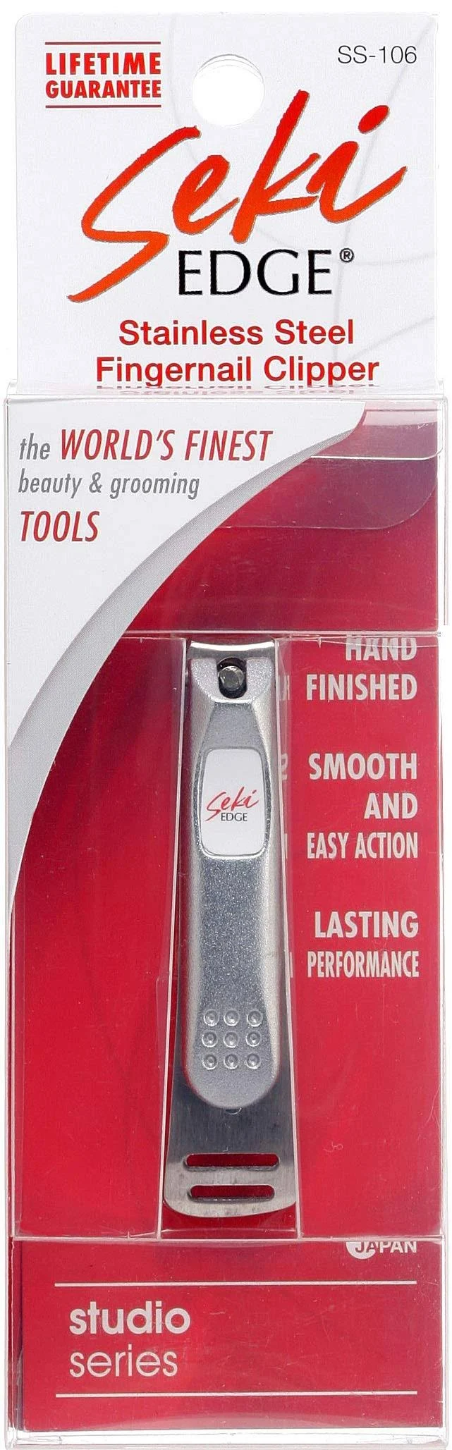 Seki Edge SS-106- Stainless Steel Fingernail Clipper