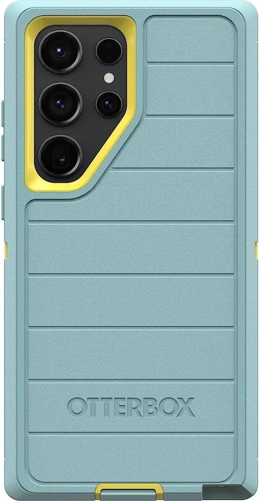 OtterBox Galaxy S23 Ultra Only - Defender Series Case - Sails and Sun, Rugged & Durable -with Port Protection - Includes Holster Clip Kickstand - Microbial Defense Protection - Non-Retail Packaging