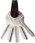 KeySmart Mini - Compact Minimalist Expandable Key Holder (up to 4 Keys, Black)