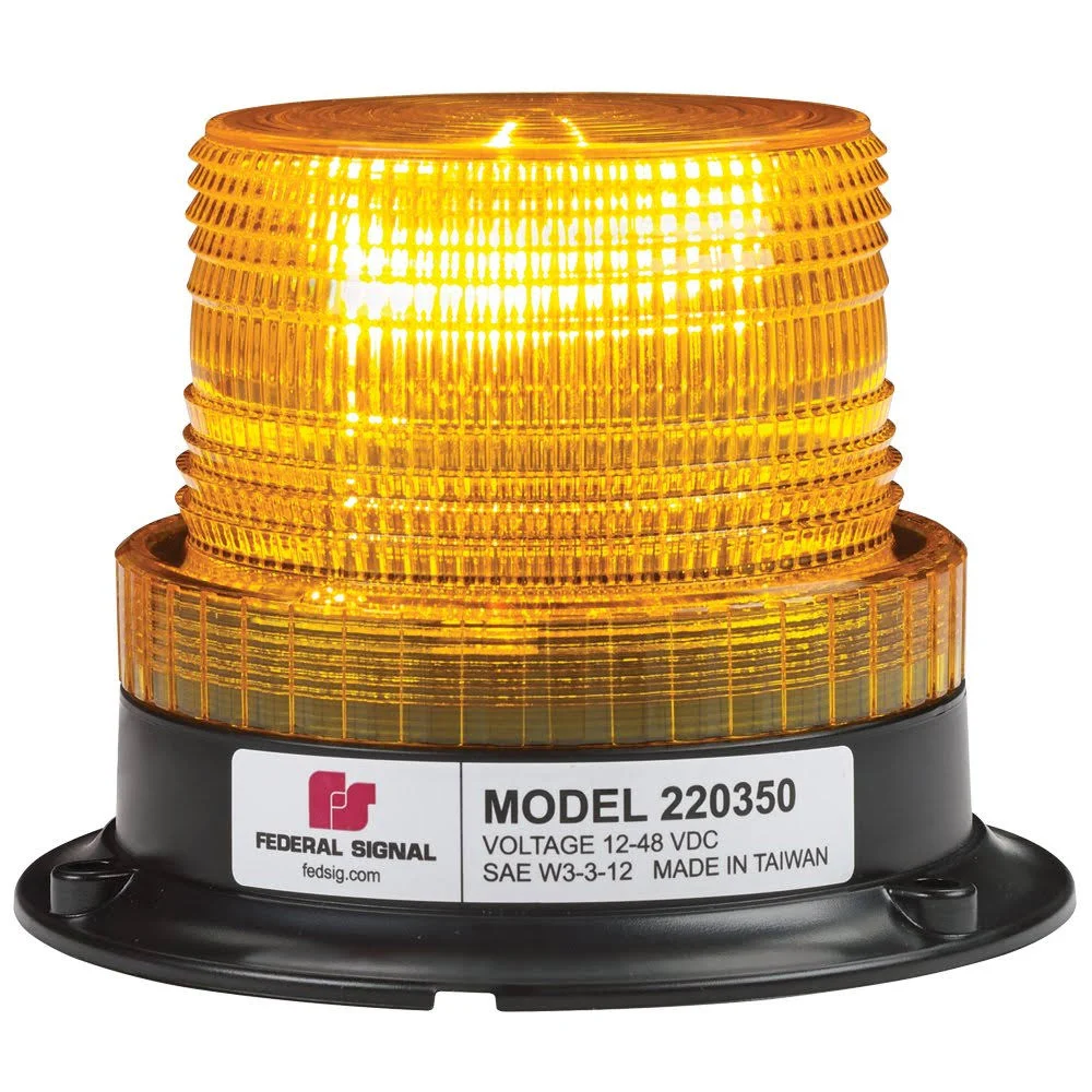 Federal Signal 220360-02 Beacon Light,Magnetic,5-7/64 in. H