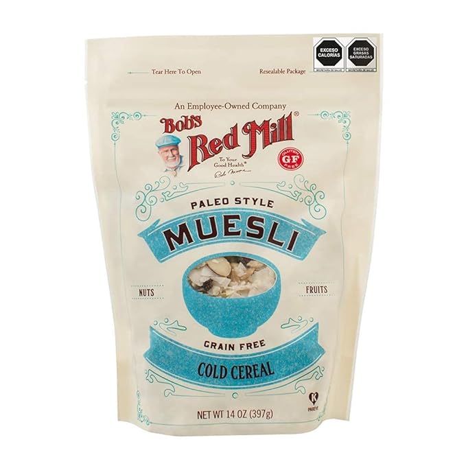 Bob's Red Mill | Grain Free Cold Cereal | Paleo Style Muesli | Real Dried Fruits (14 Ounce (Pack of 2))