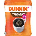 Dunkin' Donuts Original Blend Ground Coffee | Medium Roast | 45 oz.