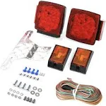 CZC AUTO 12V LED Submersible Trailer Tail Light Kit for Under 80 Inch Boat with